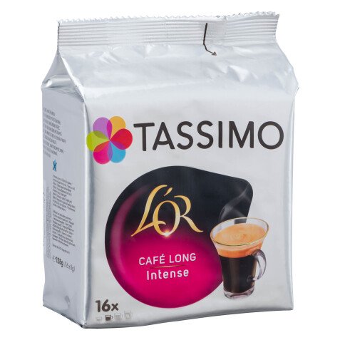 Koffiecapsules Tassimo L'Or Long Intense - pak van 16