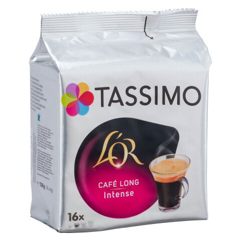 Cápsulas de café Tassimo L'Or Largo Intenso- paquete de 16