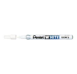 Rotulador permanente Pentel White 100W S pintura punta cónica 2 mm blanco