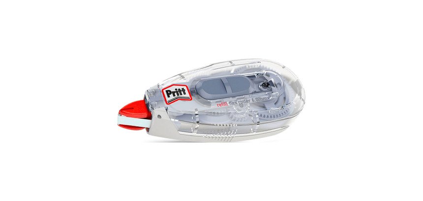 Correcteur à sec Flex Roller PRITT Roller rechargeable largeur 6 mm - Longueur 12 m
