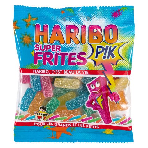 Bonbons Super frites Pik Haribo - Sachet de 120 g