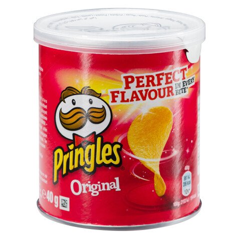 Box mit Pringles Original 40 g