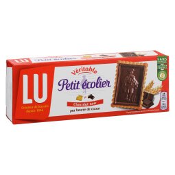 Biscuits Lu Petit écolier pure chocolate - pack of 150 g 