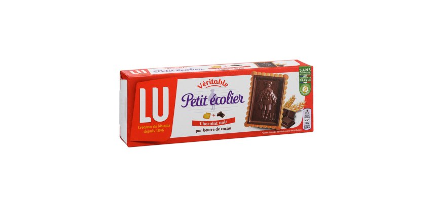 Kekse Lu Petit écolier schwarze Schokolade - Pack von 150 g