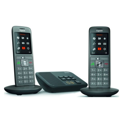 Pack dúo de teléfono + contestador automático inalámbrico Gigaset CL660A