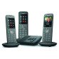 Trío 2 teléfonos + contestador automático inalámbrico Gigaset CL660A