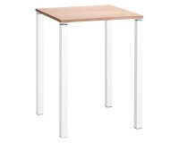 Mesa alta cuadrada Eden 80 x 80 cm roble claro