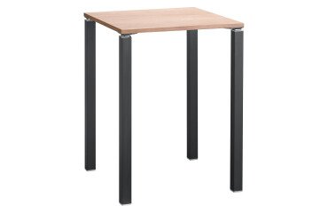 Mesa alta cuadrada Eden 80 x 80 cm roble claro