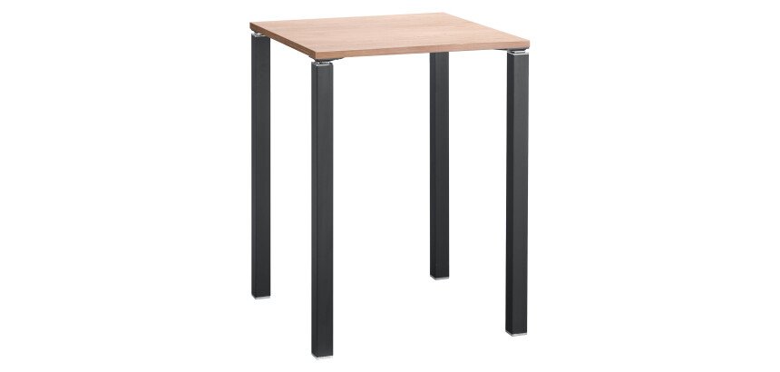 Table haute 80 x 80 cm chêne clair Exprim