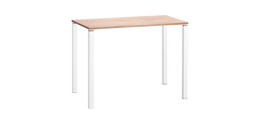 Mesa alta rectangular Eden 140 x 80 cm roble claro