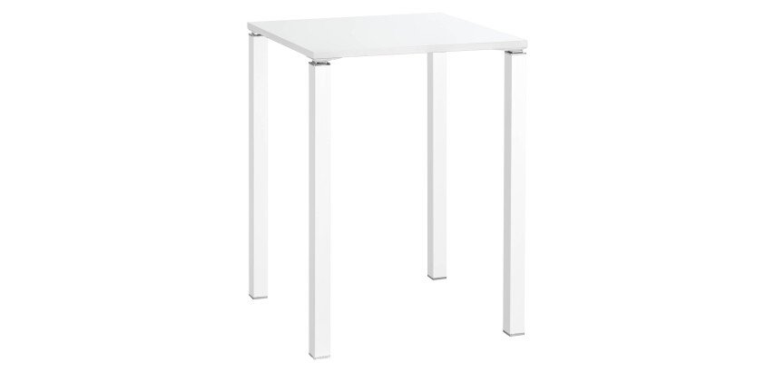 Table haute carrée Eden L 80 x P 80 x H 105 cm