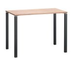 Mesa alta rectangular Eden 140 x 80 cm roble claro