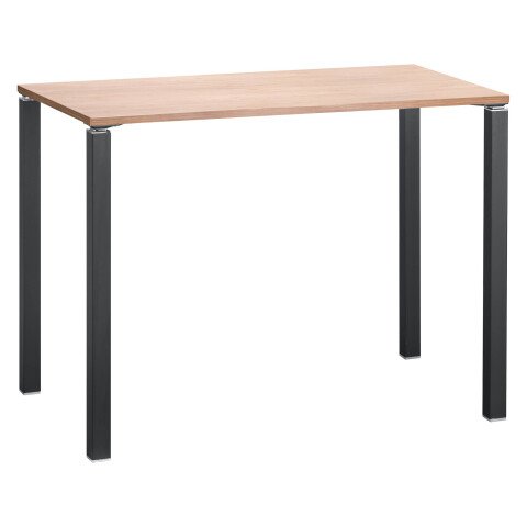 Mesa alta rectangular Eden 140 x 80 cm roble claro patas antracitas