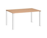 Bureau droit L 140 cm chêne clair Exprim