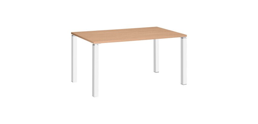 Bureau droit Eden piètement métal
