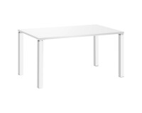 Bureau droit L 140 cm blanc Exprim