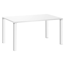 Bureau droit L 140 cm blanc Exprim
