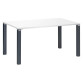 Bureau droit L 140 cm blanc Exprim