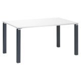 Bureau droit L 140 cm blanc Exprim