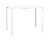Mesa alta rectangular Eden 140 x 80 cm blanca