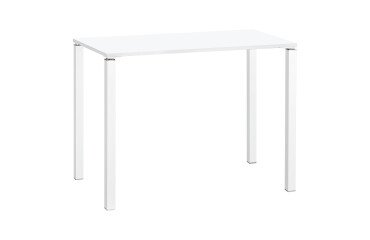Mesa alta rectangular Eden 140 x 80 cm blanca