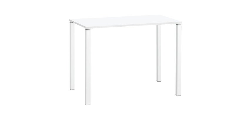Table haute Eden Largeur 140 cm pied métal