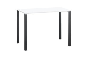 Mesa alta rectangular Eden 140 x 80 cm blanca