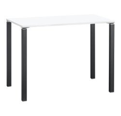 Mesa alta rectangular Eden 140 x 80 cm blanca