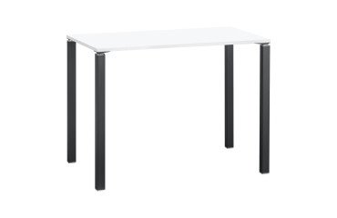 Mesa alta rectangular Eden 140 x 80 cm blanca
