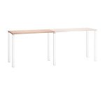 Table haute 140 x 60 cm chêne clair Exprim