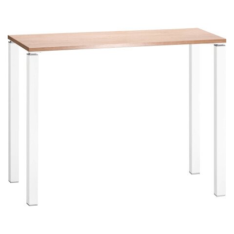 Mesa de reunión alta rectangular Eden Roble claro -Blanco