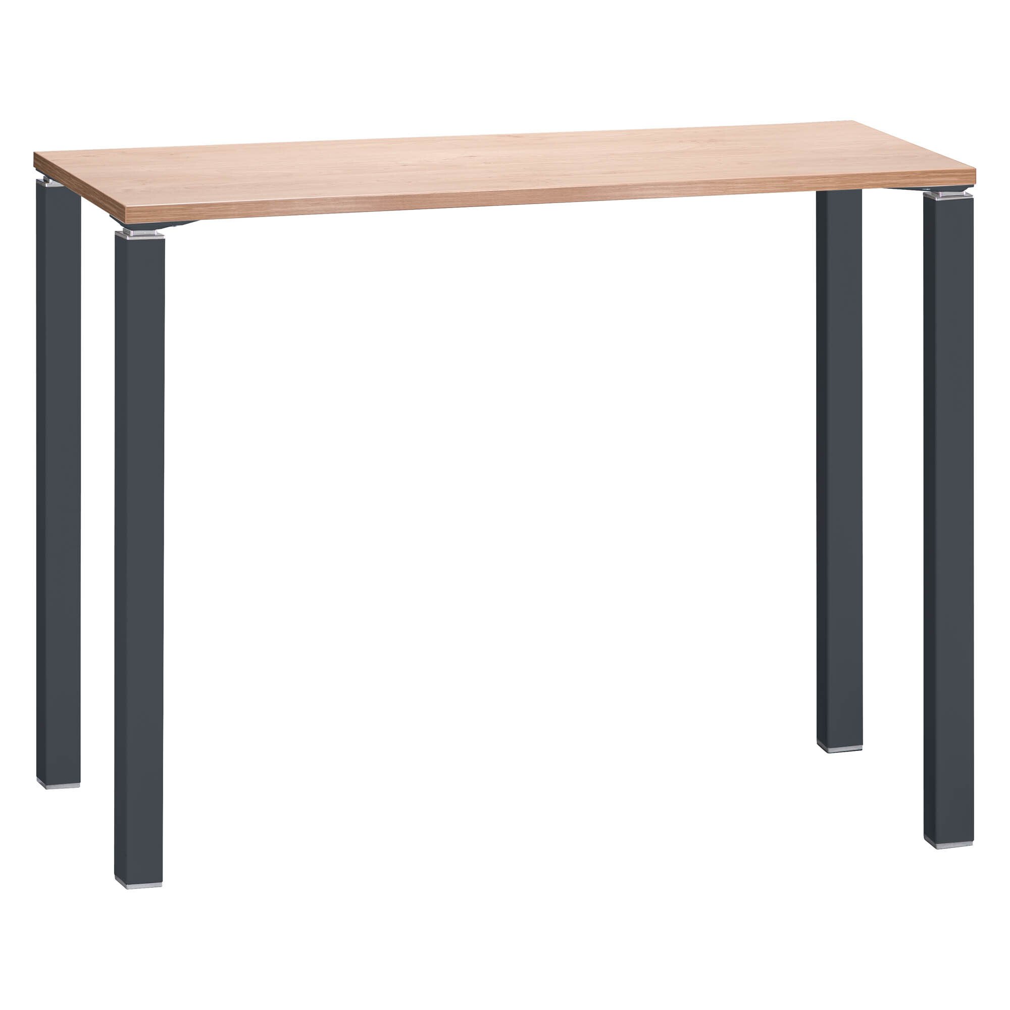 Table haute Eden Largeur 140 cm pied métal