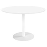 Table ronde plateau diamètre 120 cm Intuitiv pied colonne métal