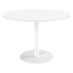 Table ronde plateau diamètre 120 cm Intuitiv pied colonne métal