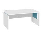 Bureau droit Ineo blanc L 160 cm