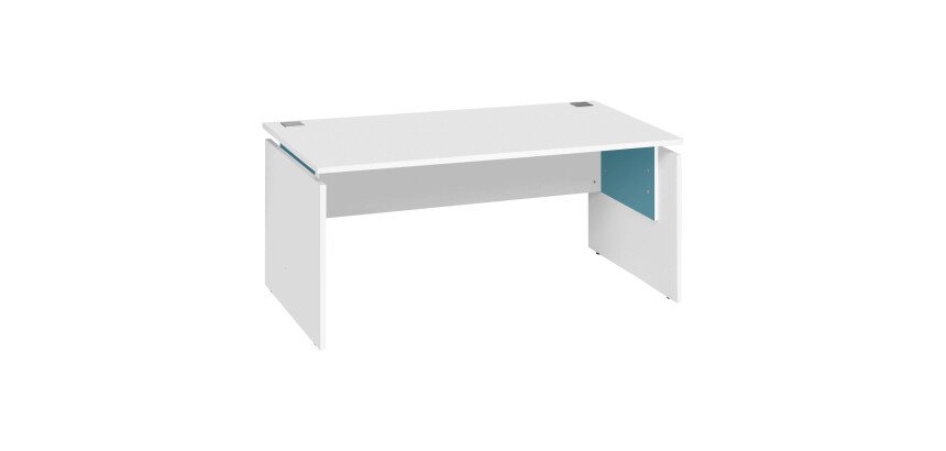 Bureau droit Ineo blanc L 160 cm