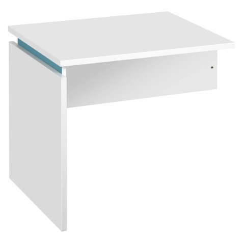 Hangende bijzettafel Intuitiv' voor werkpost wit B 80 x D 60 cm 