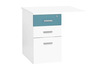Extensión con cajonera Intuitiv Blanco