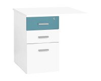 Extensión con cajonera Intuitiv Blanco