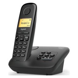 Téléphone répondeur sans fil Gigaset AL170A Noir