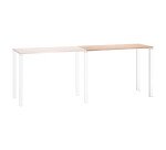 Extensión mesa de reunión alta Eden fondo 60 cm roble 