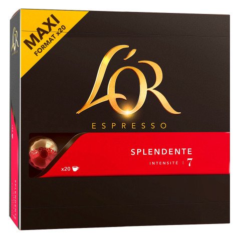 Cápsulas de café L'Or Espresso Splendente  - Caja de 20  