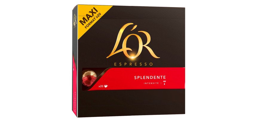 Capsules de café Splendente L'Or EspressO - Paquet de 20