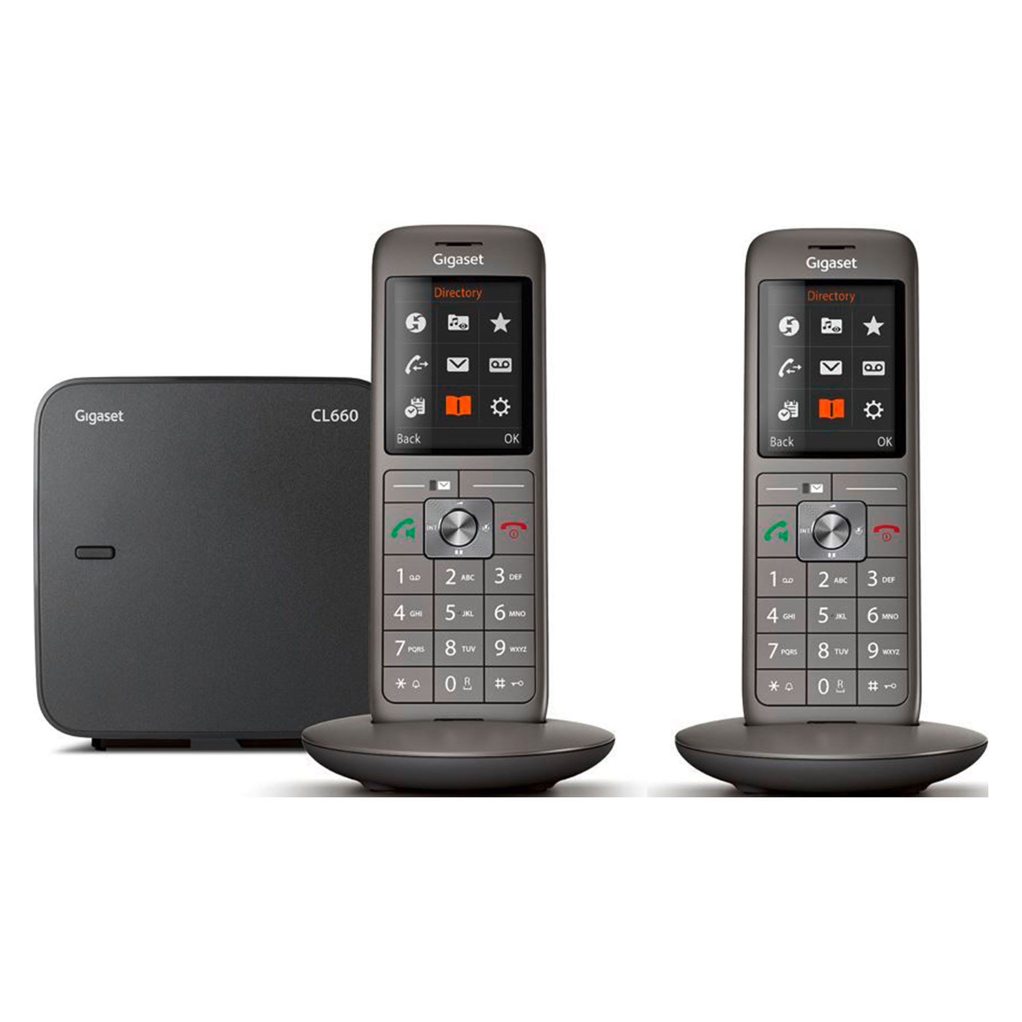 Gigaset CL660A Duo Anthracite - Téléphone sans fil - Garantie 3 ans
