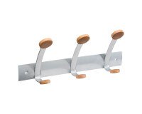 Appendiabiti Alba Metallo-legno cromato 109,7 x 110 x 173,6 mm