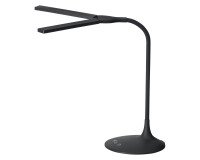 Alba Freestanding Twin Desk Lamp LEDTWIN N Black