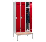 Vestiaire colonne Color monobloc industrie propre
