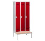 Vestiaire colonne Color monobloc industrie propre