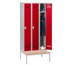 Vestiaire colonne Color monobloc industrie propre