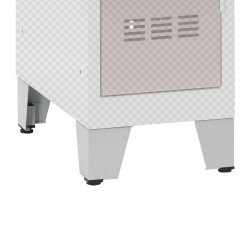 Set of 4 feet for lockers Color 